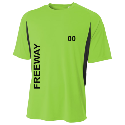 FREEWAY_Lime_Black Adult Volleyball Jersey