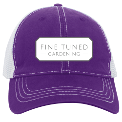 FTG-purple-hat Do It Yourself Custom Printed Cap | Unisex Pacific Headwear Vintage Trucker Snapback Cap