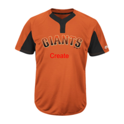Giants Custom Giants Two-Button Jersey - Giants-MAI383