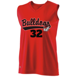 Lauren Georgia Bulldogs Girls Sleeveless Softball Jersey