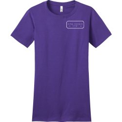 Purple-womens District Women’s Fitted The Concert Tee | DT5001