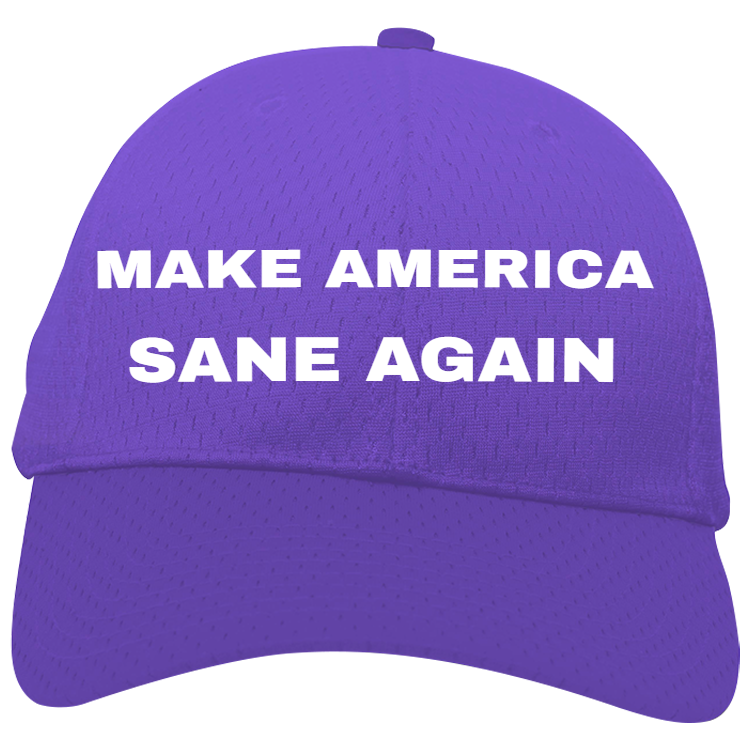 MAKE AMERICA SANE AGAIN Create Embroidered Cap Unisex Pacific