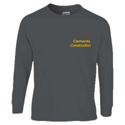 Clements-Construction Gildan Youth Longsleeve T-shirt