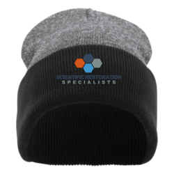 Jdsjdbd Do It Yourself Printed Beanie | Unisex Pacific Headwear Heather Two Tone Cuff Beanie