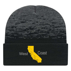 West-Coast Design Your Own Custom Printed Beanie | Adult Cap America 12" Knit Beanie