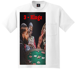 3-kingz Mens 100% Cotton T-Shirt