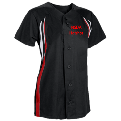 NSDA-Hotshot DISCONTINUED Girl's Changeup Softball Jersey - 1289