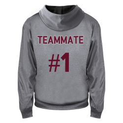 TEAMMATE-1 Adult Two Color Fusion Hoodie