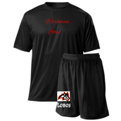 Workman Spirit Pack | Youth Wicking Tee 6 Polyester Mesh Shorts