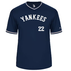 YANKEES-22 Youth Baseball Jersey