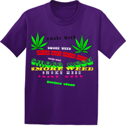 smoke-weed Hanes Youth T-Shirt