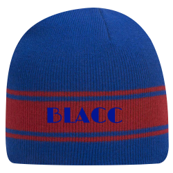 BLACC-STRIPED Striped Beanie
