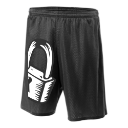 Lockdown-r Create Custom Printed Basketball Shorts | Mens 9" Lined Tricot Mesh Short N5296