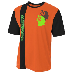 Maneuver-Mens-SoccerJersey-Greenbean--Pumpkin Adult Soccer Jersey