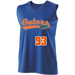 Moose Florida Gators Ladies Sleeveless Softball Jersey