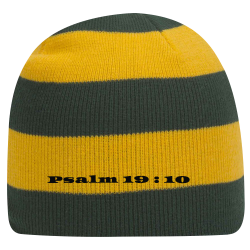 Psalm-19--10 Striped Bumble Bee Beanie
