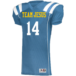 TEAM-JESUS-14 Augusta TForm Football Jersey