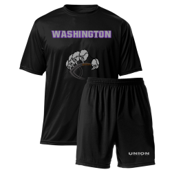 Washington-Union Spirit Pack | Youth Wicking Tee 6 Polyester Shorts