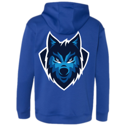 Wolf NEW TEXT Mens 100% Polyester Hoodie