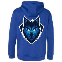 Wolf NEW TEXT Mens 100% Polyester Hoodie