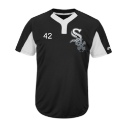 Lincoln Youth White Sox Two-Button Jersey - White Sox-MAIY83