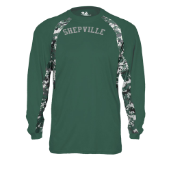SHEPVILLE-2 Adult Digital Camo Hook Long Sleeve