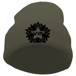 beanie Buy Screen Printed Cap | Unisex Pacific Headwear Waffle Knit Cuff Beanie