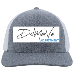 ADJUSTMENT-GRY-CORRECTED Buy Custom Printed Flexfit Cap | Unisex Pacific Headwear Heather Trucker Flexfit Cap