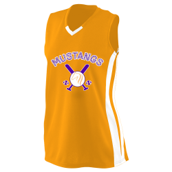 Mustangs Girls Wicking Mesh Jersey