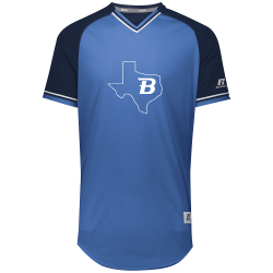 barons-white Boys 100% Polyester Baseball Jersey Augusta Sportswear