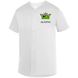 ALANNA THIRTEAM Boys 100% Polyester Baseball Jersey Augusta Sportswear