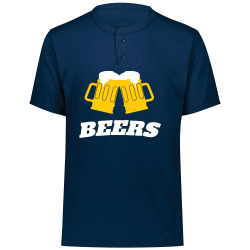 BEERS Adult Customized Two-Button Baseball Jersey