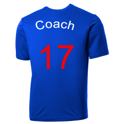 Coach-17 Cubs MLB Adult League Team Jerseys - Official Nike MLB Wordmark Poly Tees - N223