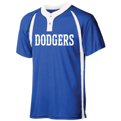 DODGERS--youth Youth Baseball Jersey 2  Button / 2 Color