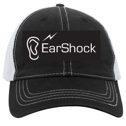 EarShock-1 Do It Yourself Custom Printed Cap | Unisex Pacific Headwear Vintage Trucker Snapback Cap