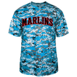 Marlins-tball Youth Camouflage Jersey
