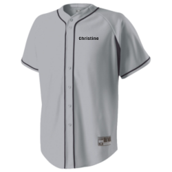 123 Adult 100% Polyester Baseball Jersey Holloway Sportswear