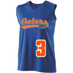 3 Florida Gators Ladies Sleeveless Softball Jersey