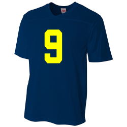 9 Youth Fan Football Jersey