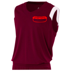 Hot-diggity-dog Youth V-Neck Custom Basketball Jerseys