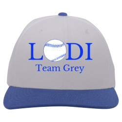 Team-Grey Buy Custom Printed Cap | Unisex Pacific Headwear Pro Wool Hook-And-Loop Adjustable Cap