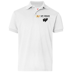 WHITE-WP-T-SHIRTS Unisex 50% Polyester / 50% Cotton Polo 