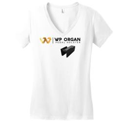 WP-ORGAN-LADY-T-SHIRT DISCONTINUED Junior V-Neck Tee 