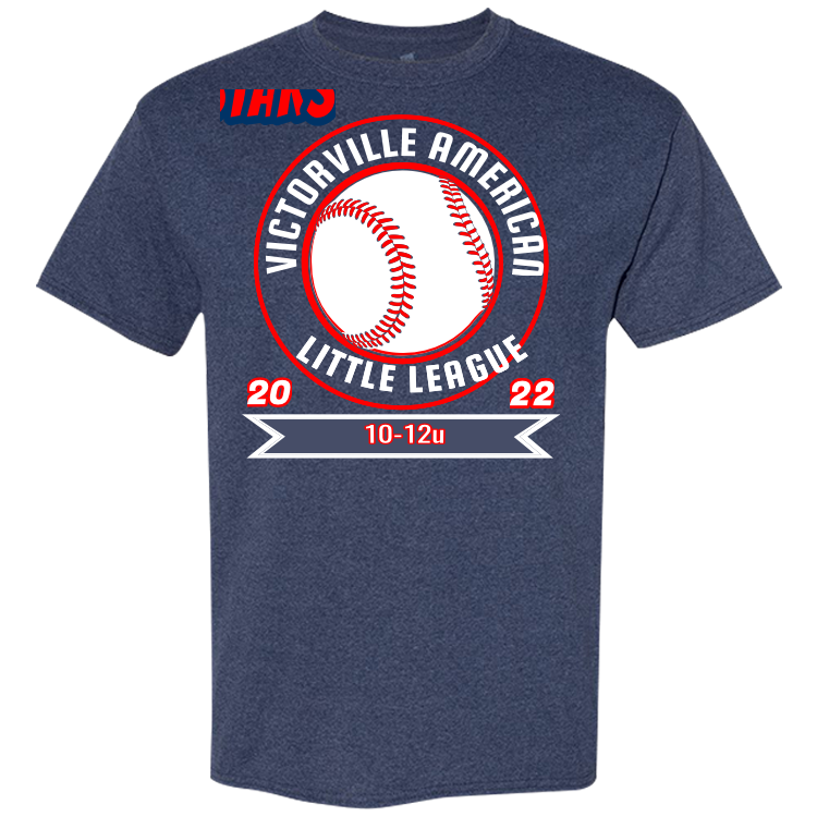 VICTORVILLE AMERICAN ALL STARS 2022 Hanes EcoSmart 50/50 Cotton/Poly T