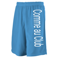 Comme-Au-Club Youth Long Mini Mesh Shorts