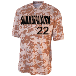 SUMMERPALOOZA-22 2-Button Camo Baseball Jersey