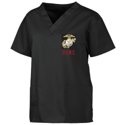 U.S.M.C. Custom V-Neck Scrubs Tunic - 221C