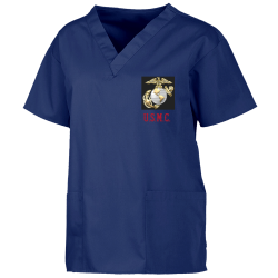 U.S.M.C. Custom V-Neck Scrubs Tunic - 221C