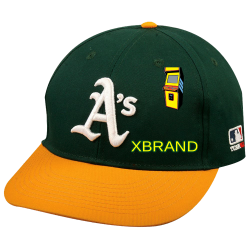 XBRAND Oakland A's Official MLB Hat for Little Kids Leagues OCMLB300