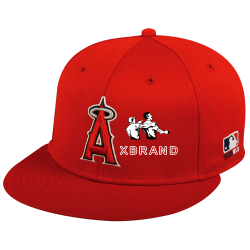 XBRAND Angels Flatbill Baseball Hat OCMLB400